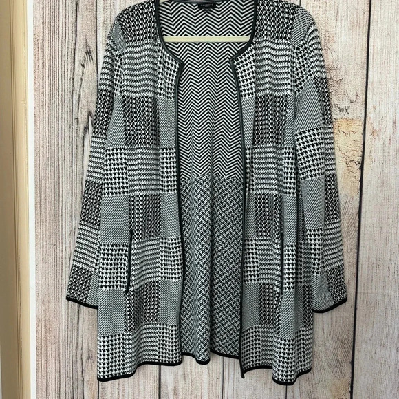 Talbots double knit open front women's cardigan sweaters size XLP - Picture 7 of 11